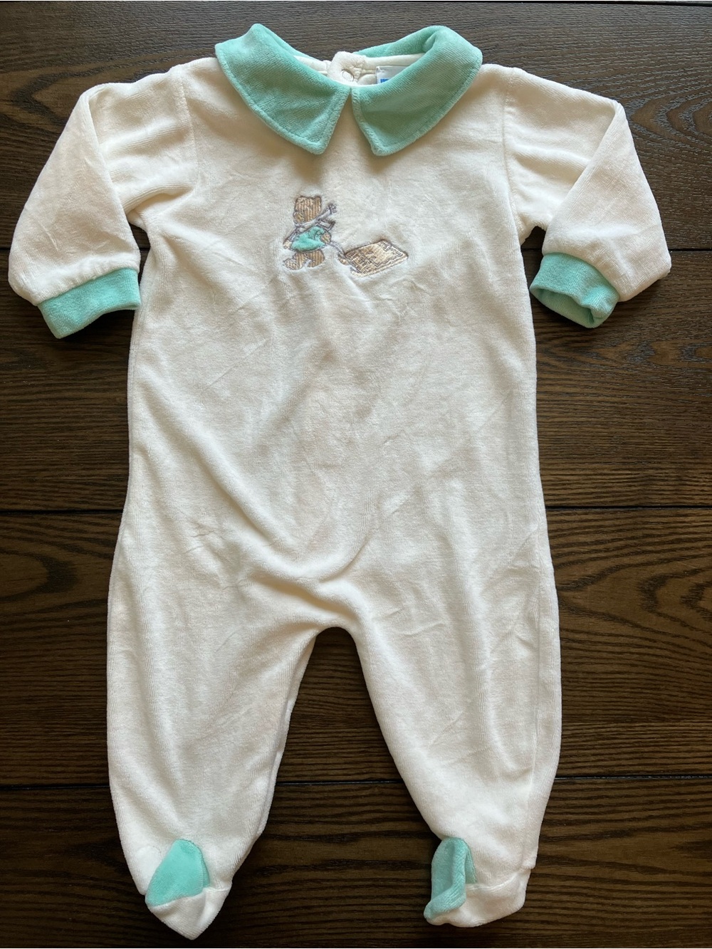 Vintage 90s/Y2K Lullaby Club Footed Romper 3-6 Months